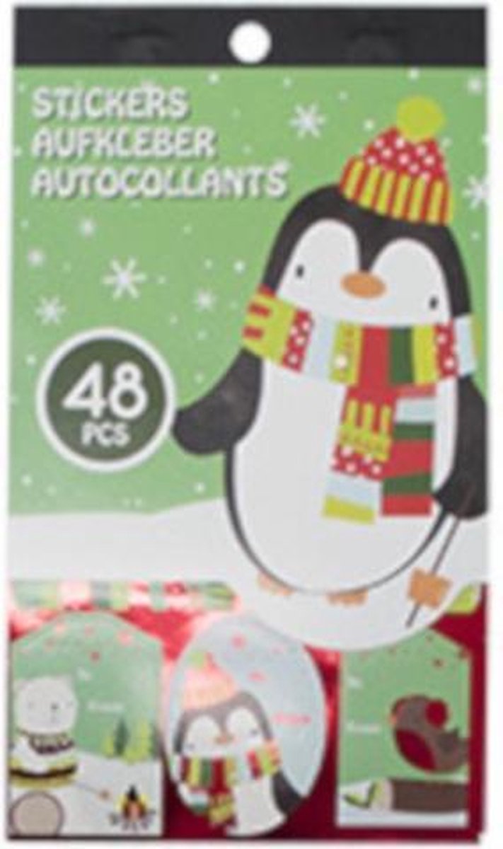 Verhaak Stickerblok Pinguin A5 Papier 48 Stuks