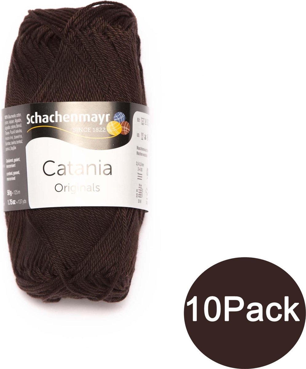 Schachenmayr Breiwol Catania Klassiek 10Pack - 100% Katoen Bruin