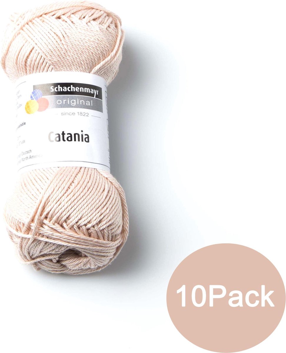 Schachenmayr Breiwol Catania Klassiek 10Pack - 100% Katoen Licht bruin