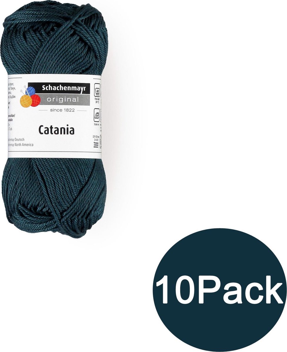 Schachenmayr Breiwol Catania Klassiek 10Pack - 100% Katoen Petrol