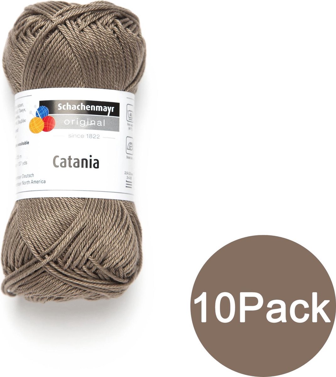 Schachenmayr Breiwol Catania Klassiek 10Pack - 100% Katoen Taupe