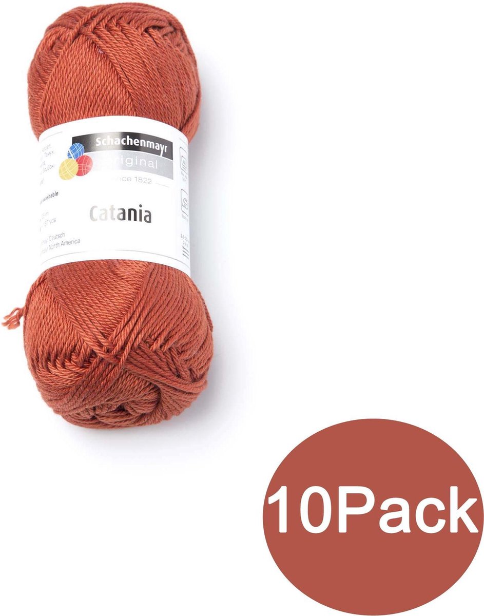 Schachenmayr Breiwol Catania Klassiek 10Pack - 100% Katoen Terracotta