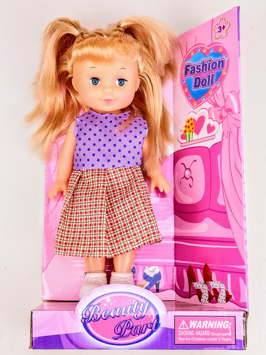 Beauty Part - Fashion Doll - Pop met Staartjes - 24cm - Paars