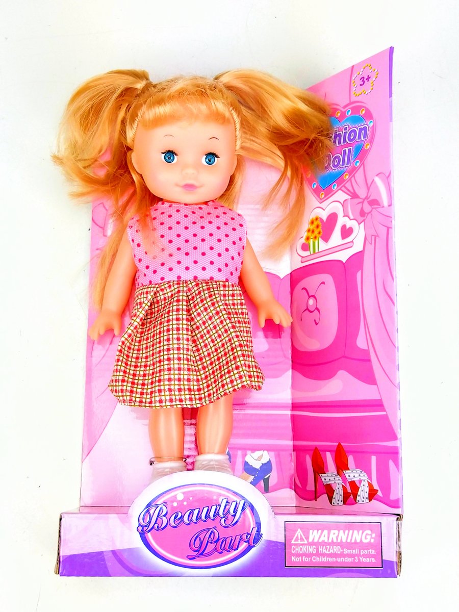 Beauty Part - Fashion Doll - Pop met Staartjes - 24cm - Roze