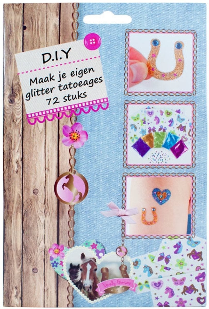 DIY Tattoo Set Paarden 5054