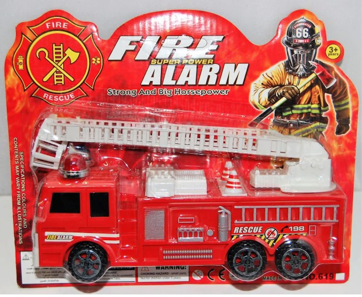 Fire Alarm Brandweer auto - 21x12x6cm