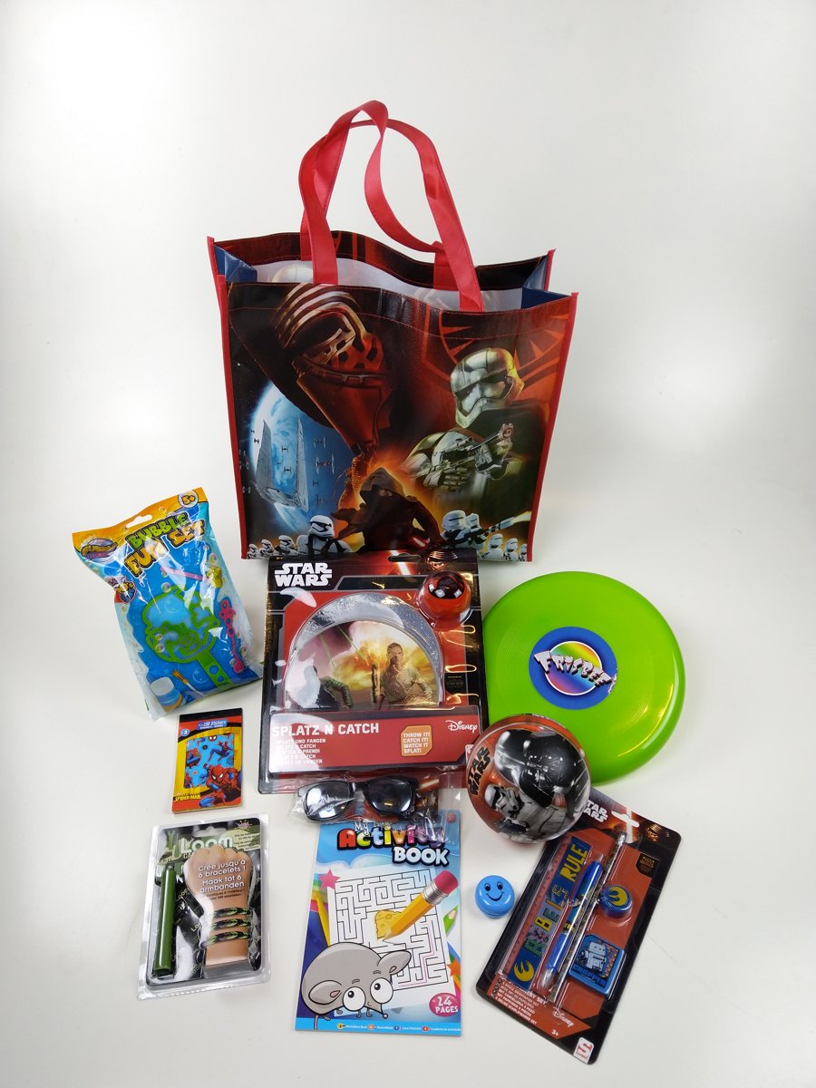 Star Wars Goodiebag - Rood/Blauw - Kylo Ren + Troopers