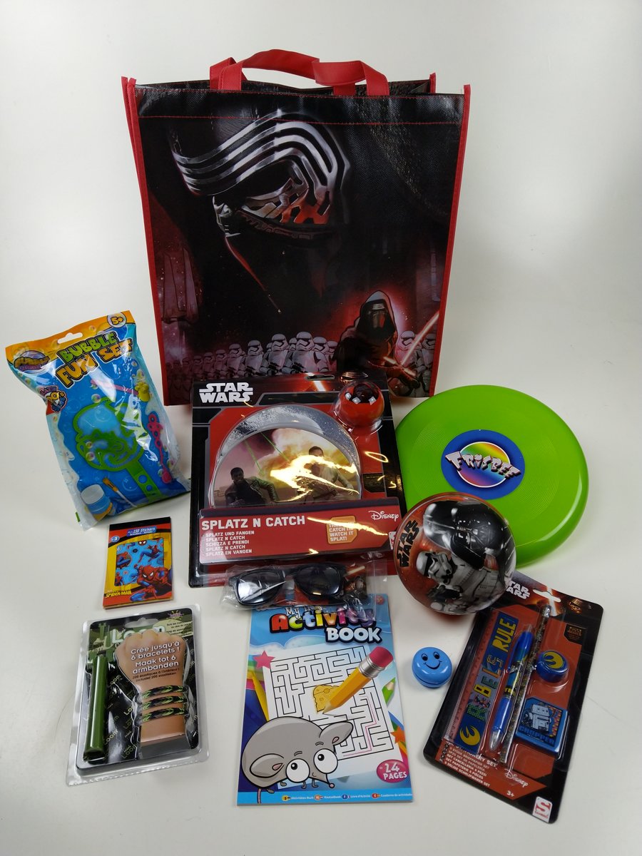 Star Wars Goodiebag - Zwart/Rood - Kylo Ren + Troopers Dark