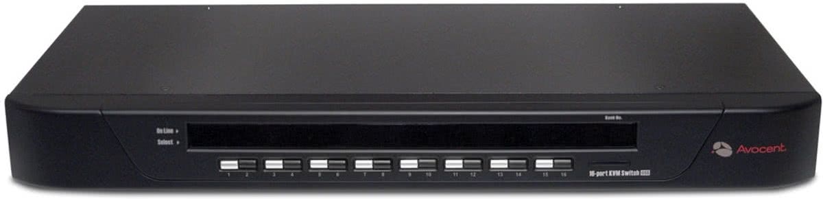 Vertiv Avocent SwitchView 1000 16-port KVM Switch 1U Zwart KVM-switch