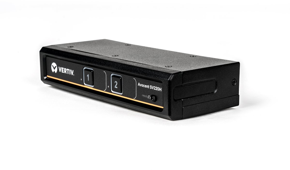 Vertiv Avocent SwitchView Desktop-KVM met 2 poorten, HDMI, audio, VK