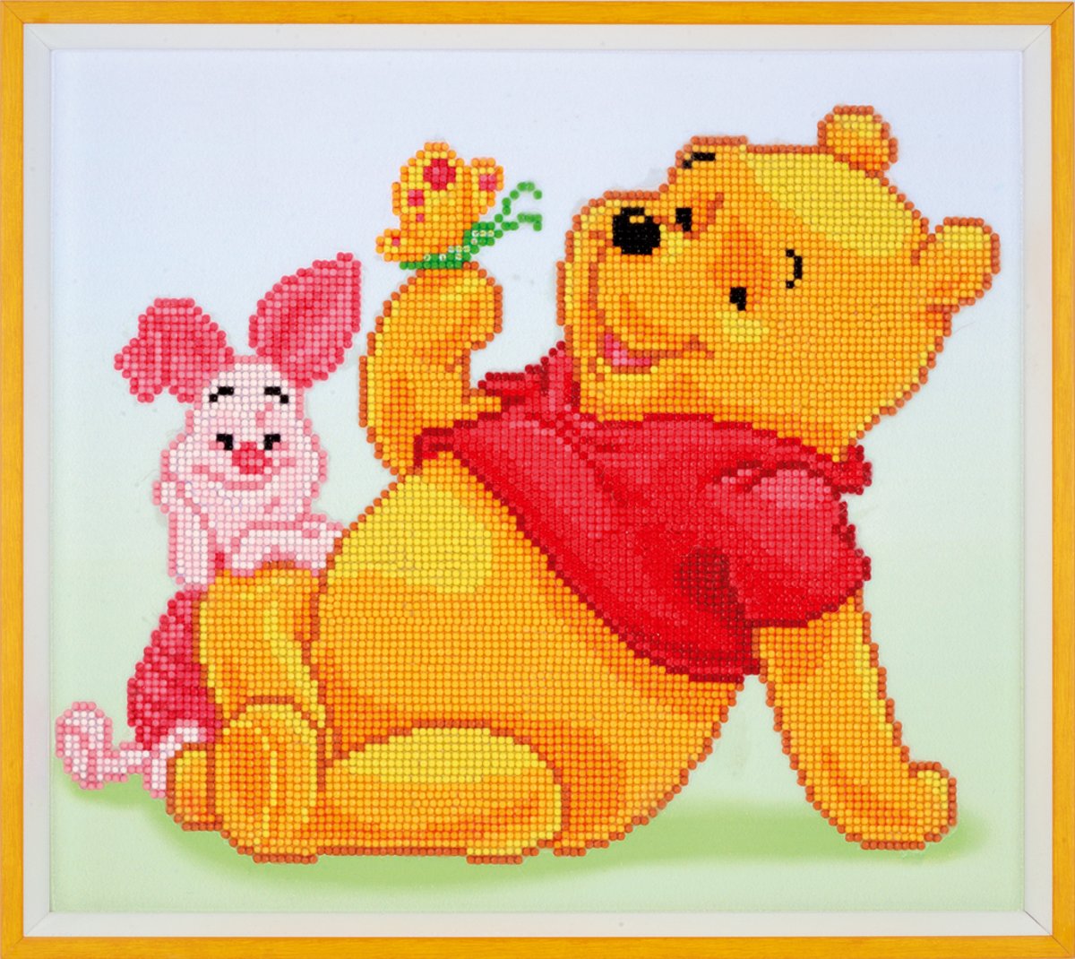 DIAMOND PAINTING VERVACO PARTIAL DISNEY POOH MET KNORRETJE