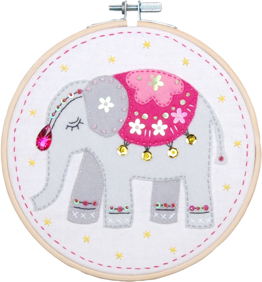 Knutselkit met vilt Olifant - Kits 4 Kids