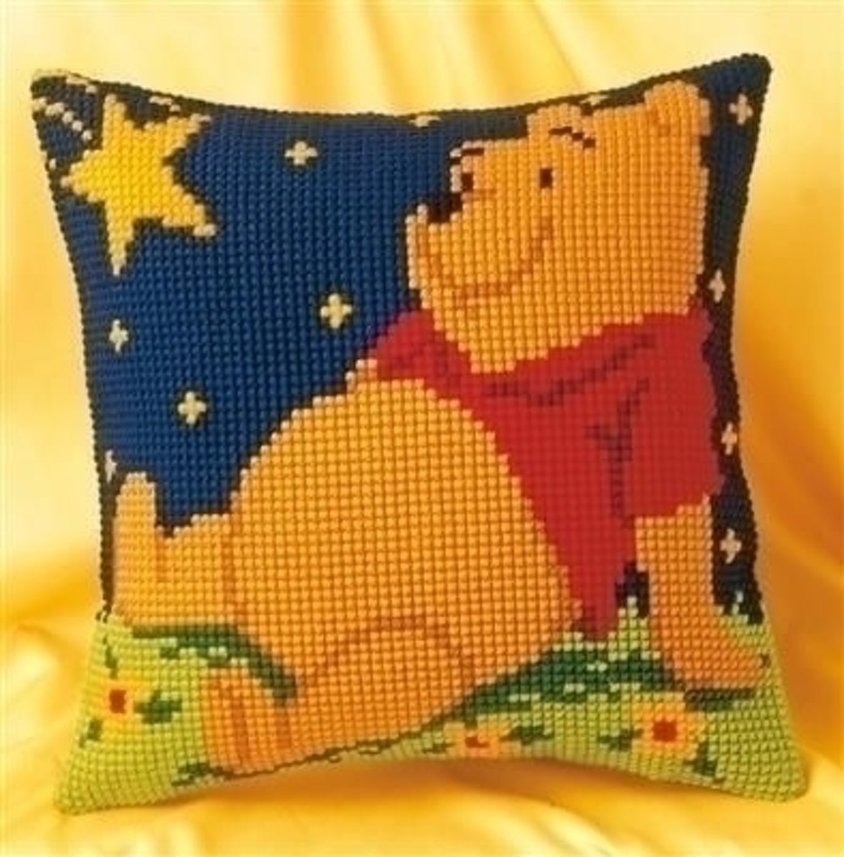 Vervaco borduurkussen Winnie de Pooh 0014605