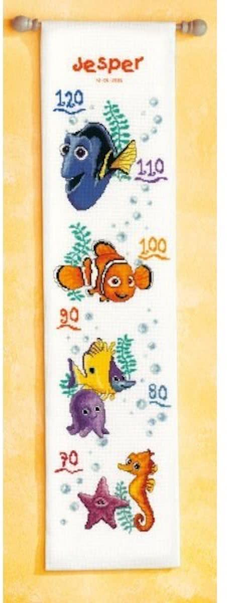 borduurpakket PN0014858 finding nemo, groeimeter/meetlat