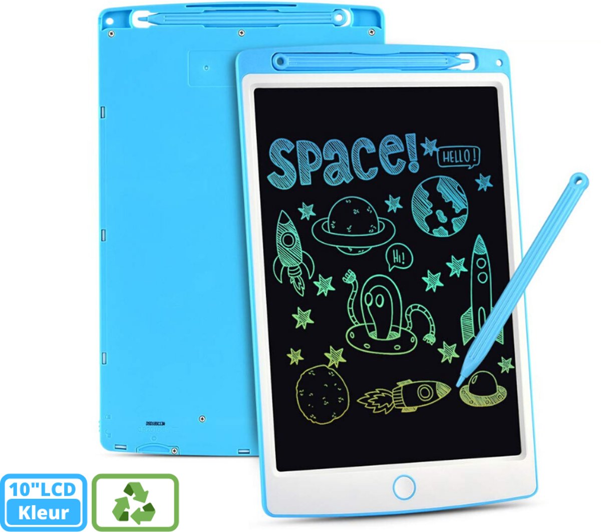 DoodlePad - Tekentablet - Draagbaar Tekenbord - Elektronisch - 10 inch LCD - Voor Peuters, Kleuters en Kids - Met Geheugenslot - LCD-Scherm - Doodles Tekenen - Cadeau voor Kinderen