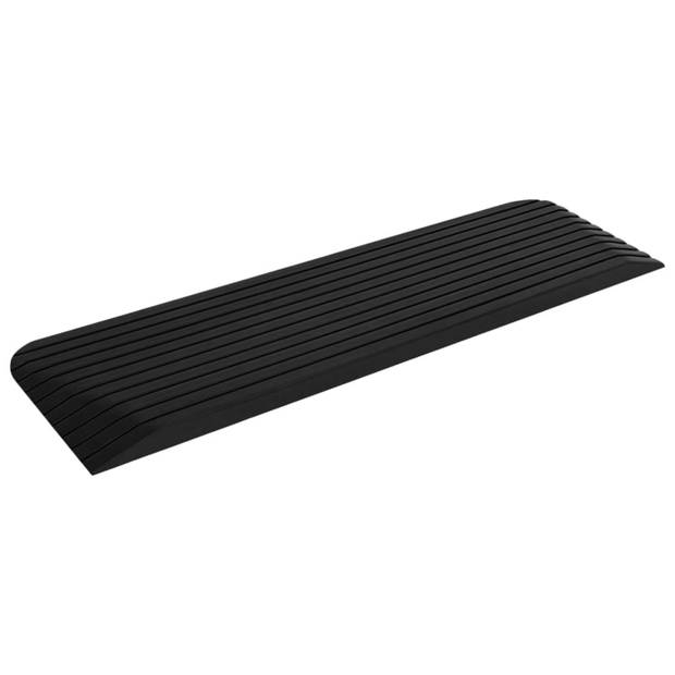 vidaXL Drempelhulp 110x32x3,8 cm rubber