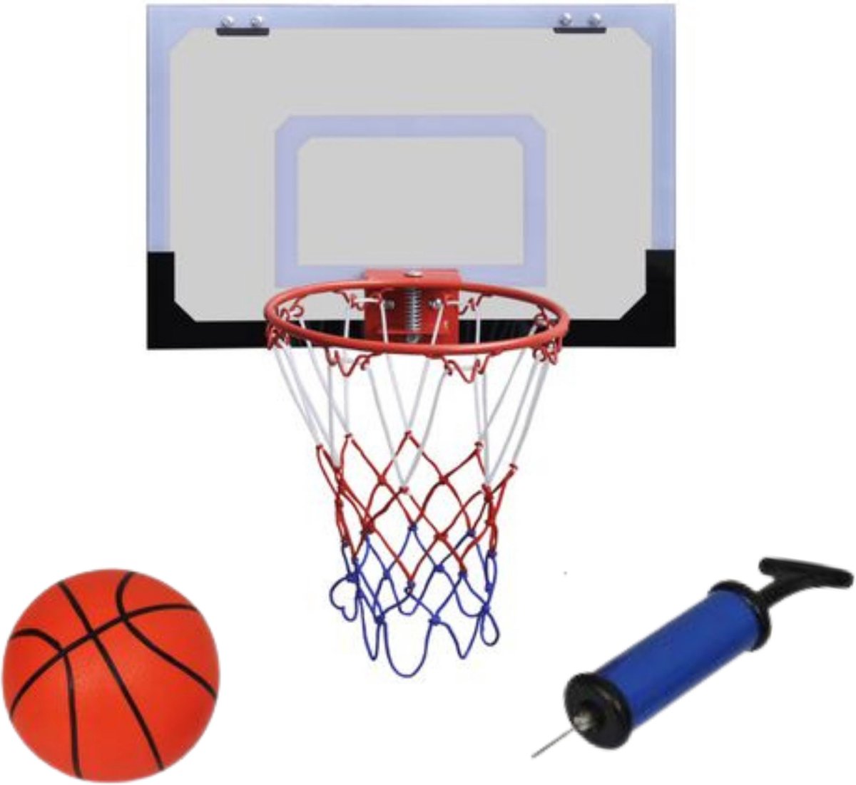 Mini Basketball set - Inclusief Pomp en Bal - Geschikt voor jong en oud - Speelgoed