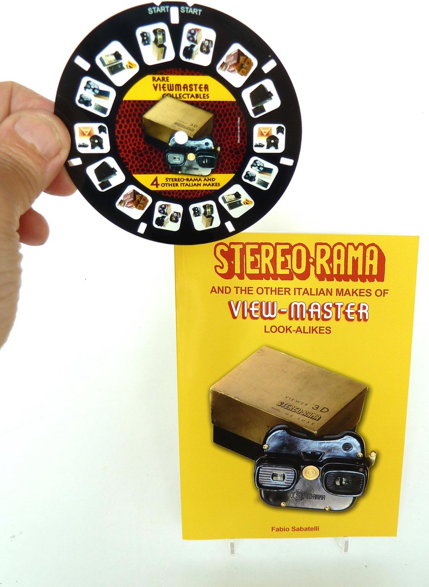 Stereorama and other Italian Viewmaster look-alikes - met 3D viewmaster schijf