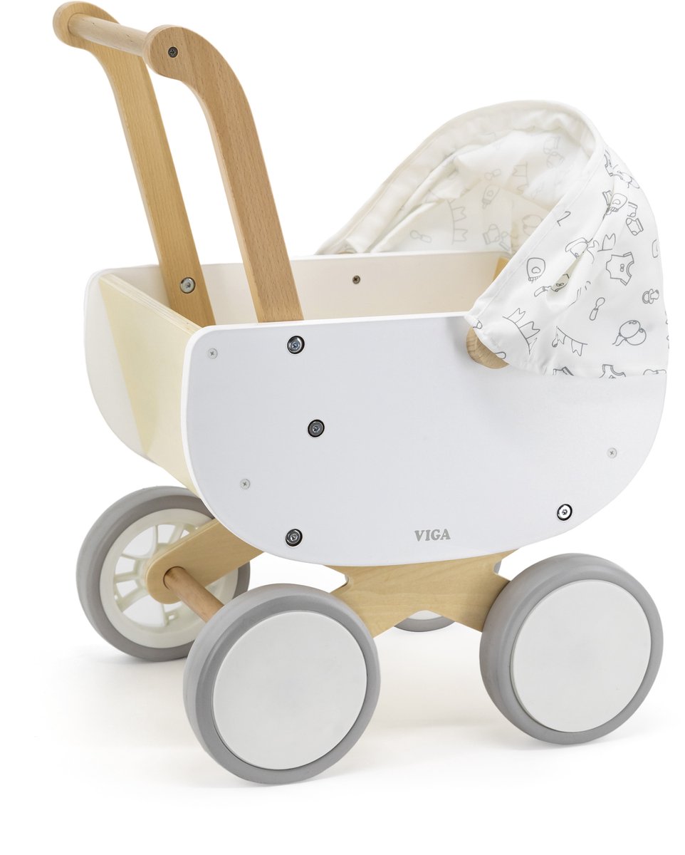   Toys® -   met verstelbare stoffen kap - wit