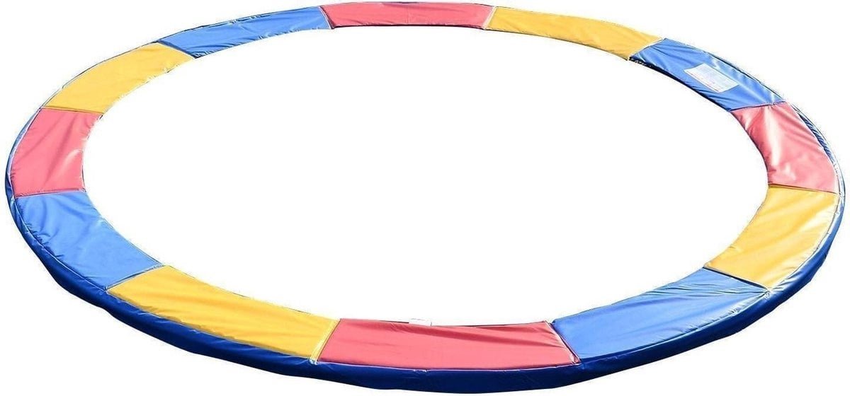   - Trampoline rand - 305 cm - pvc - rood geel blauw