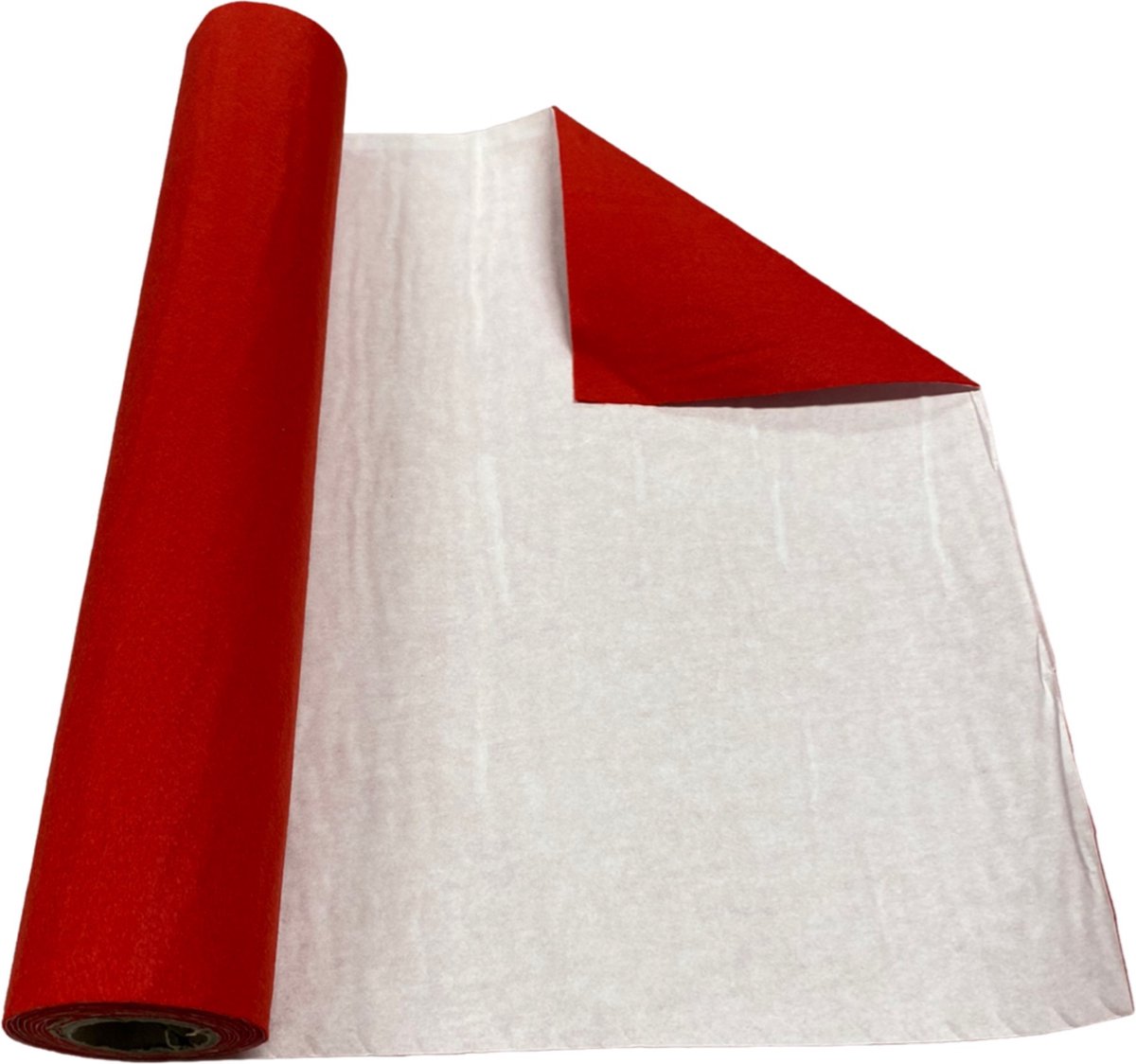 Plakvilt Zelfklevend - vilt 1mm dik - 43 x 120 cm - Rood