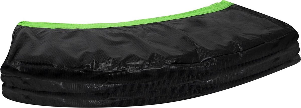 Trampolinerand - VirtuFit Beschermrand - Zwart / Groen - 183 cm