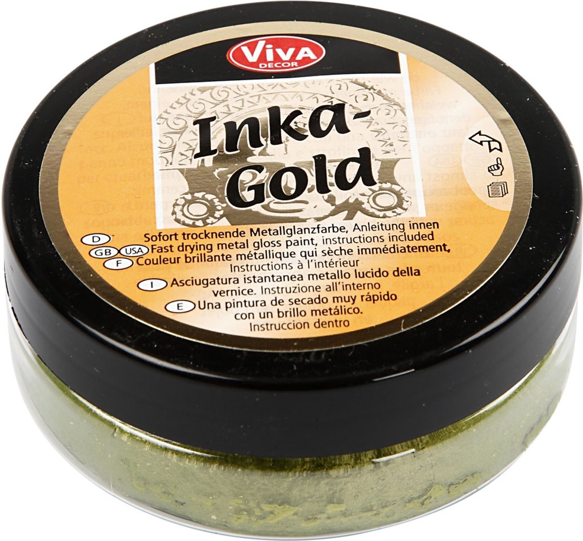 Inka Gold, groen/geel, 50 ml