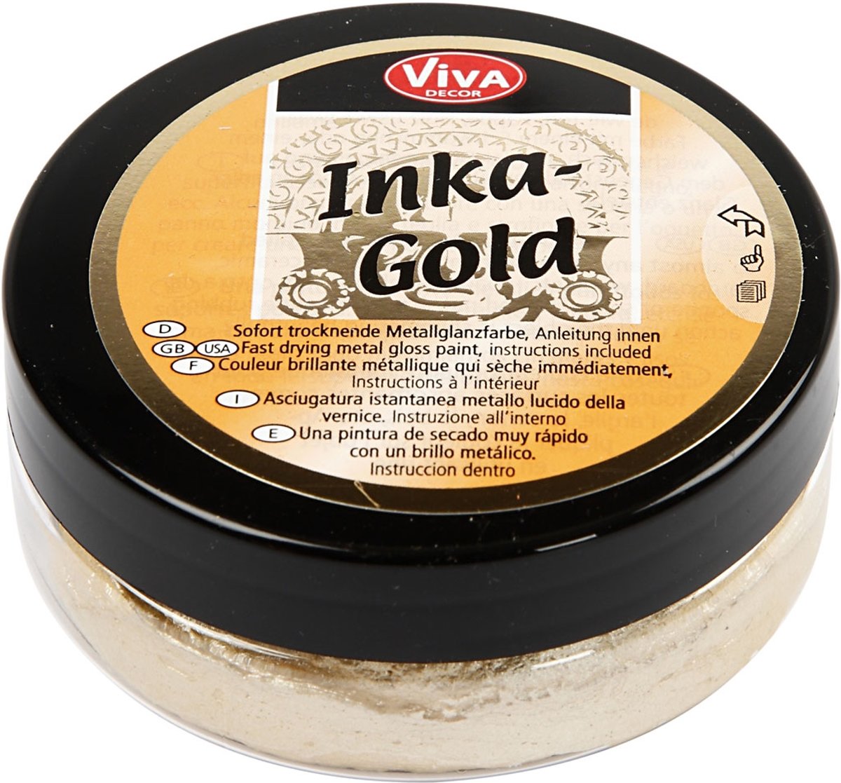 Inka Gold, licht goud, 50 ml