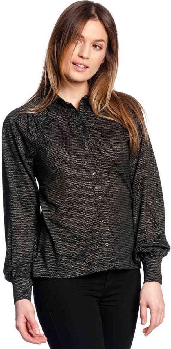 Vive Maria Blouse -M- Berlin Boheme Zwart/Goudkleurig