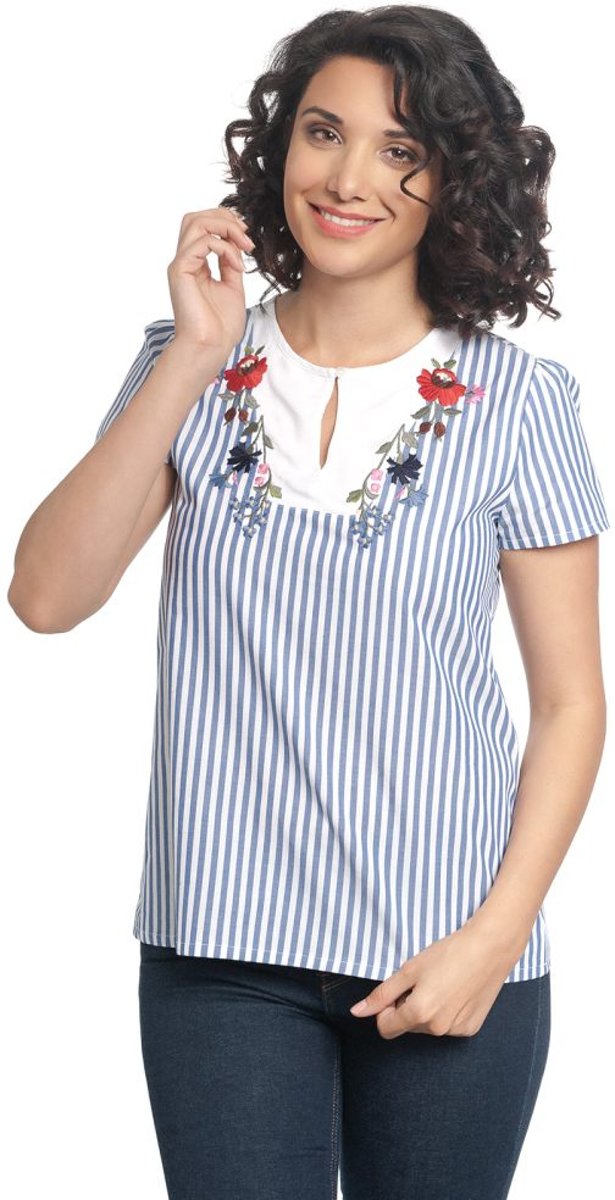 Vive Maria Blouse -M- Voyage De Fleur Multicolours