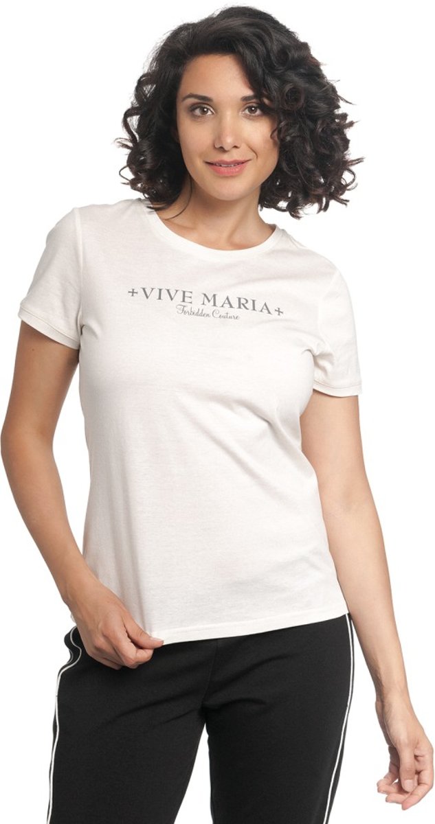 Vive Maria Dames Tshirt -L- Vive Forever Wit