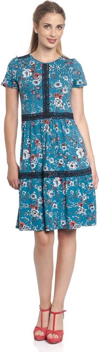 Vive Maria Korte jurk -XS- Flower Blauw