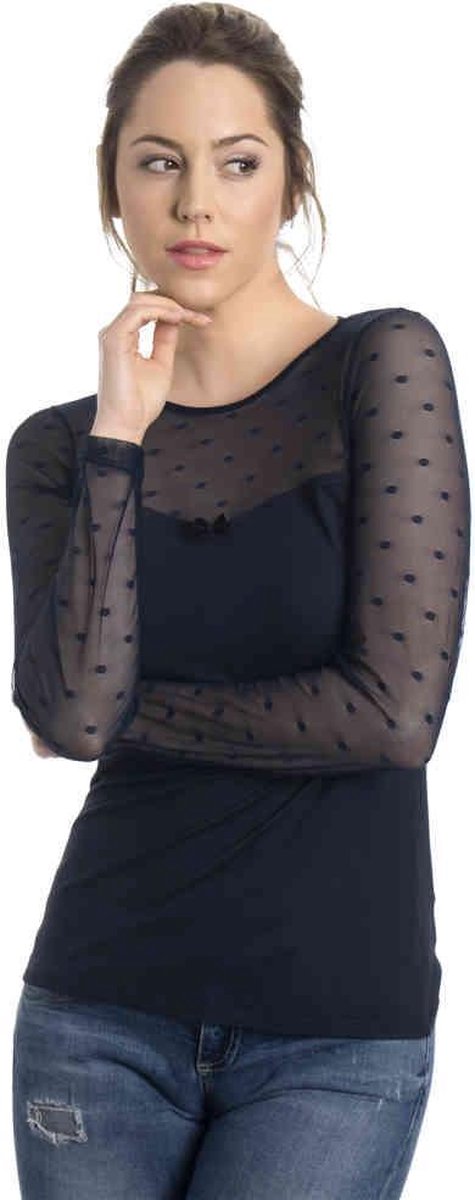 Vive Maria Longsleeve top -XS- Midnight Blauw