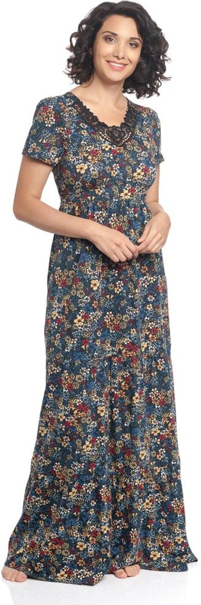 Vive Maria Maxi lange jurk -S- Jardin De Reve Zwart