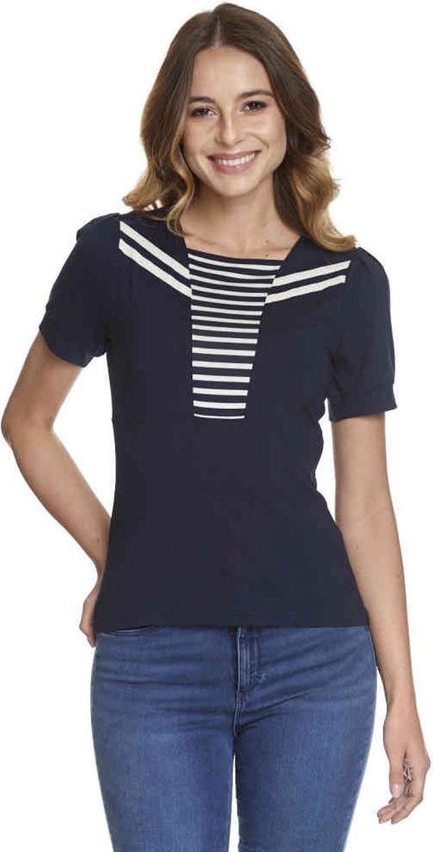 Vive Maria Top -L- Ahoi Colette Blauw