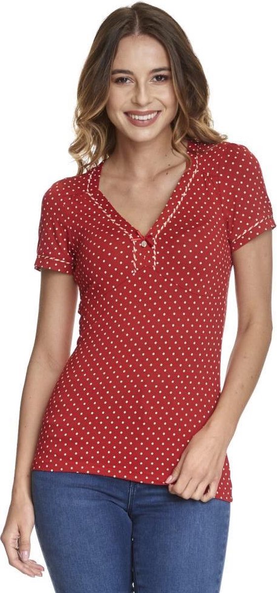 Vive Maria Top -M- Monaco Rood