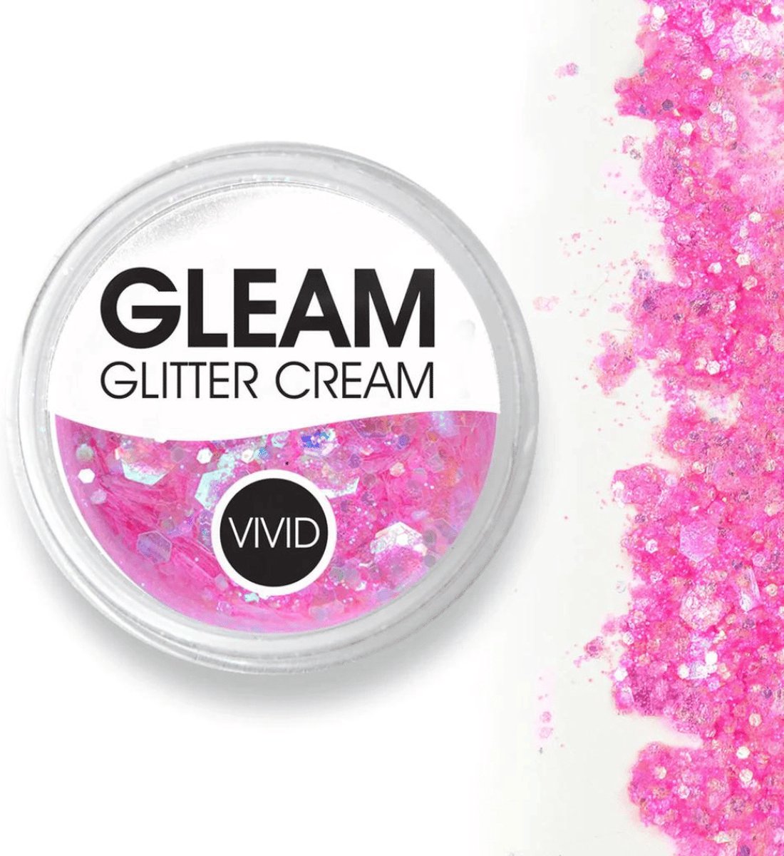 Vivid Gleam Glitter Cream - Princess Pink (30gr)