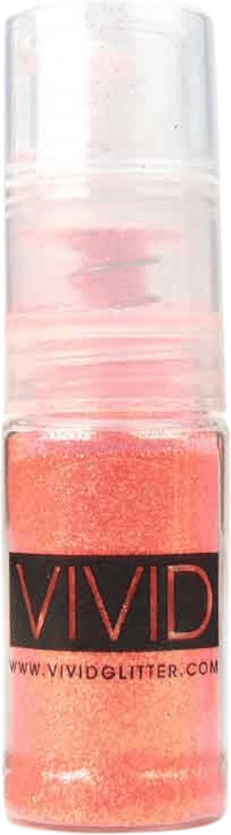 Vivid Glitter Fine Mist Spray Pump - Tangerine (14ml)