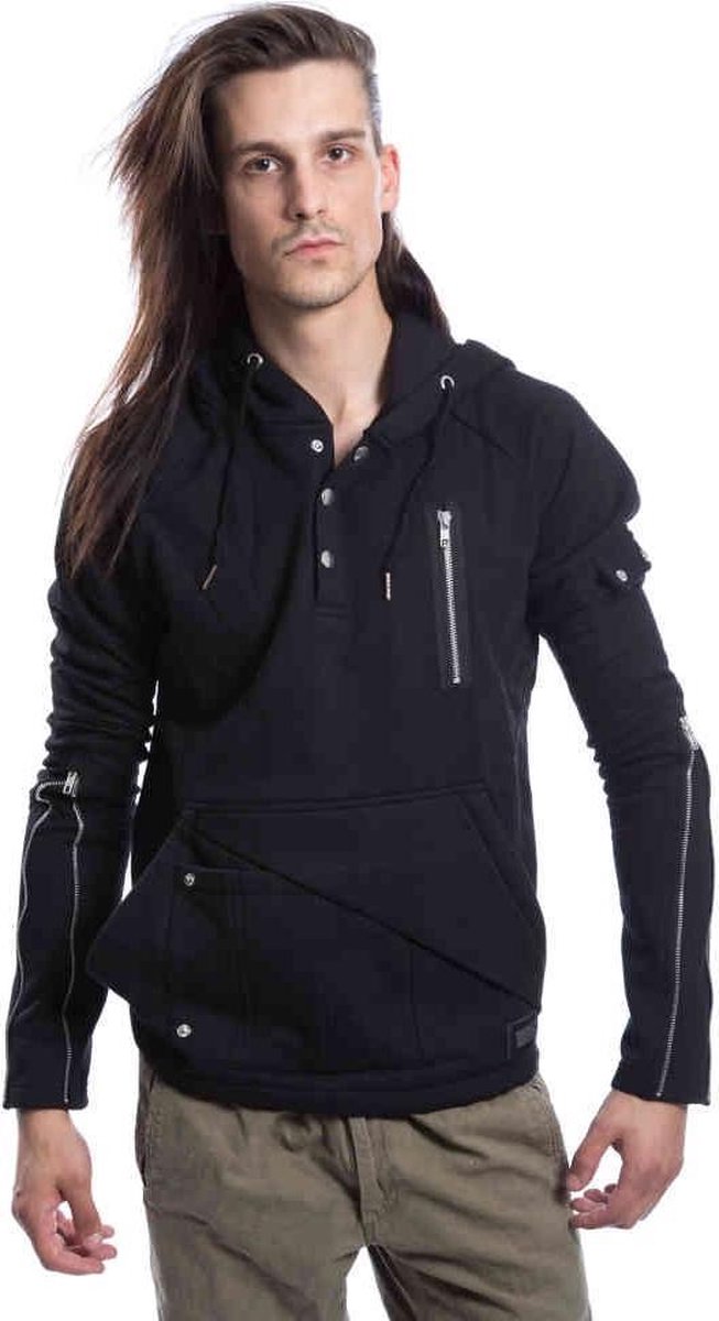 Vixxsin Hoodie/trui -M- FAUSTUS Zwart