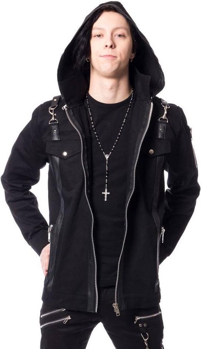 Vixxsin Jacket -S- DAMIAN Zwart