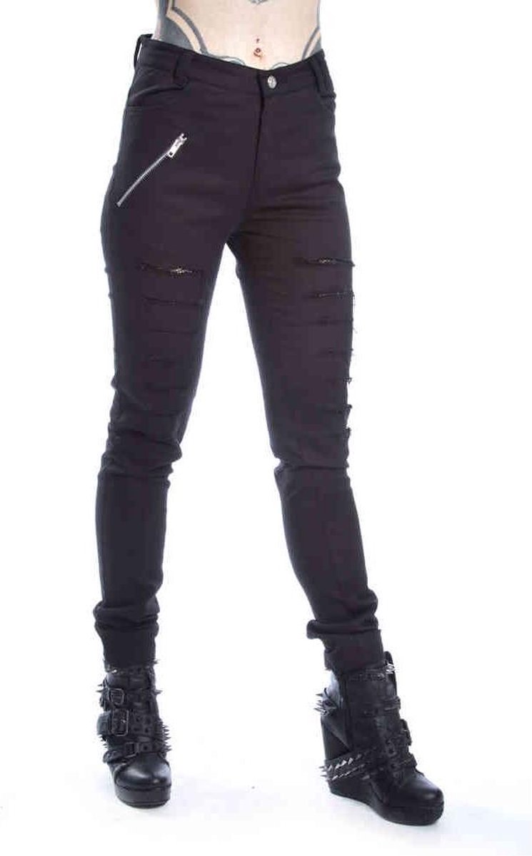 Vixxsin Skinny fit broek -S- DAISY Zwart