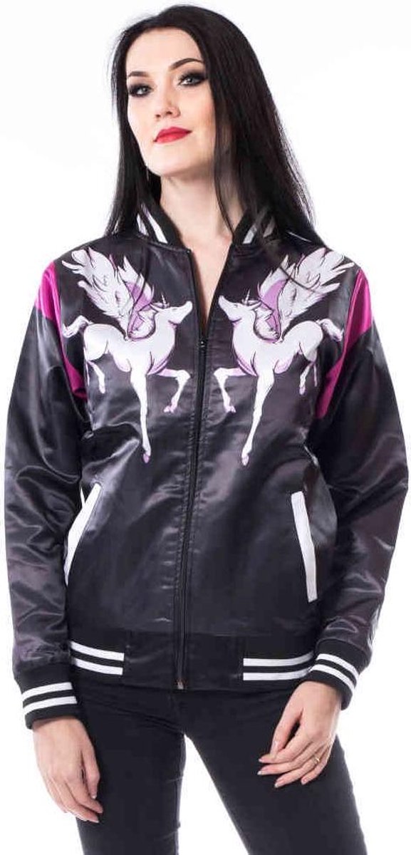 Vixxsin Varsity jacket -XXL- MAYA Zwart