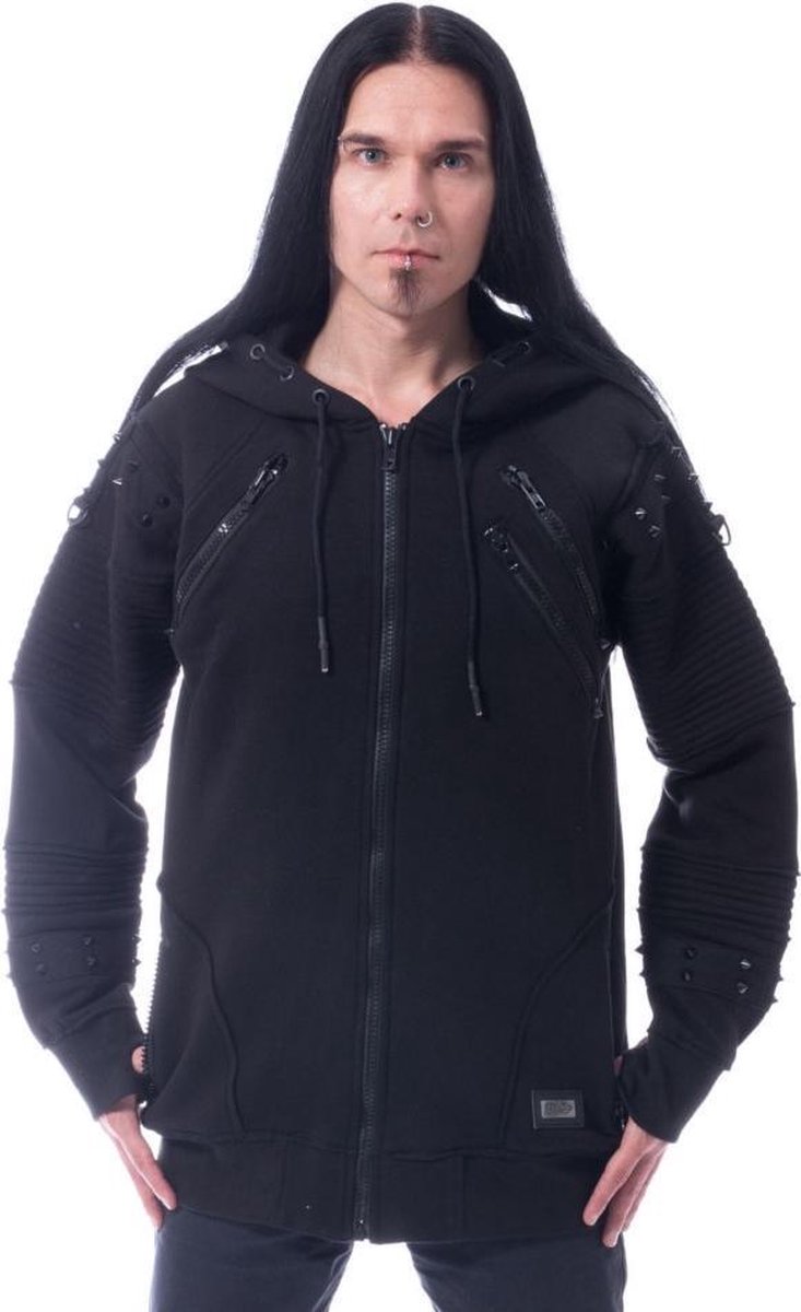 Vixxsin Vest met capuchon -XXL- CHROME Zwart