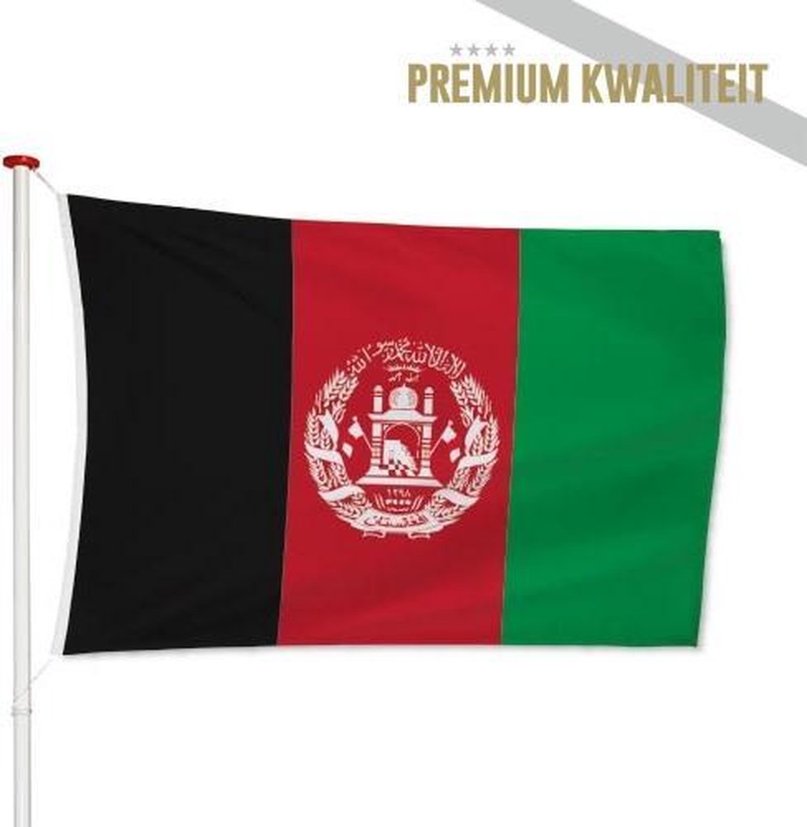 Afghaanse Vlag Afghanistan 150x225cm