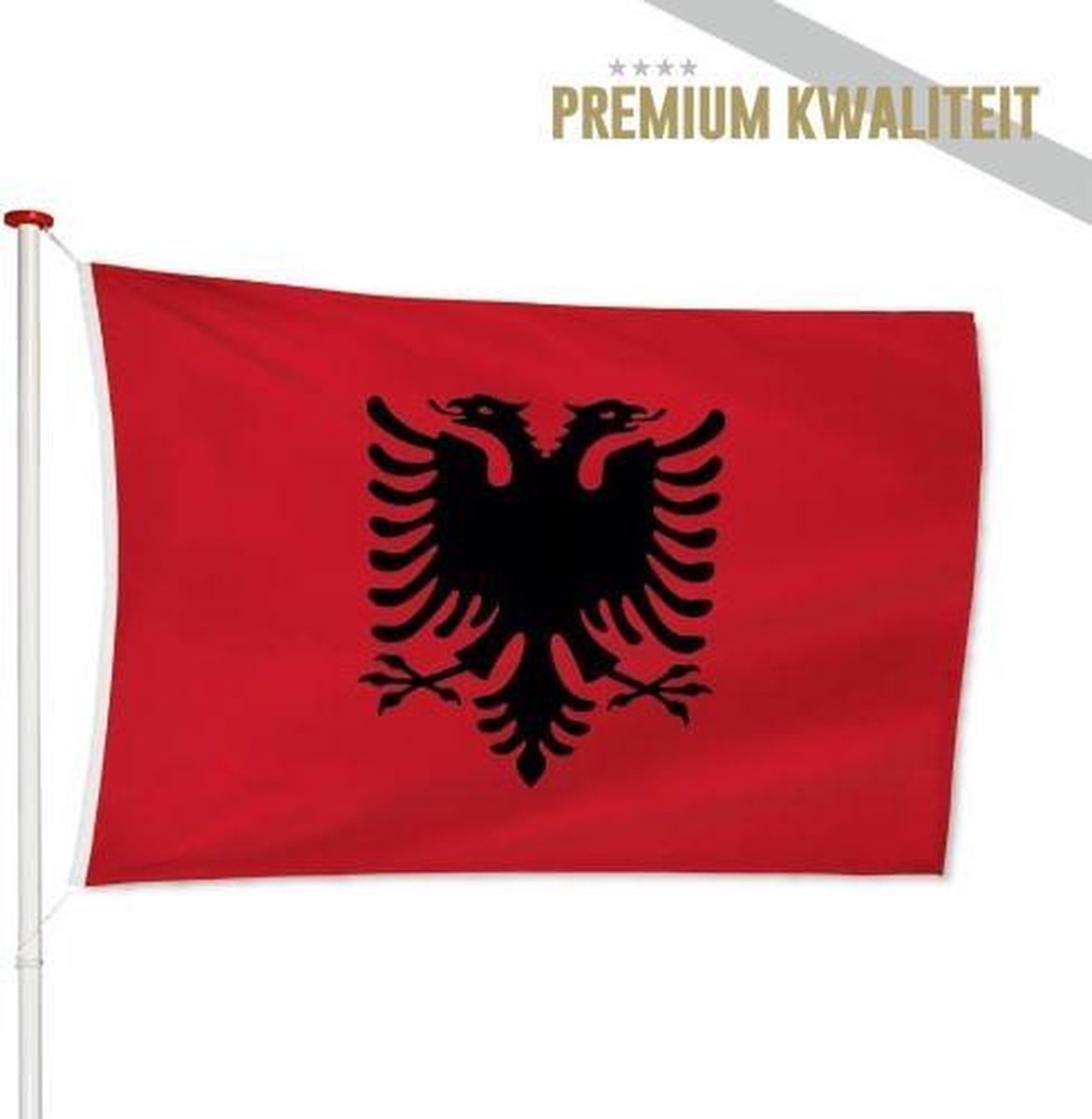 Albanese Vlag Albanië 200x300cm