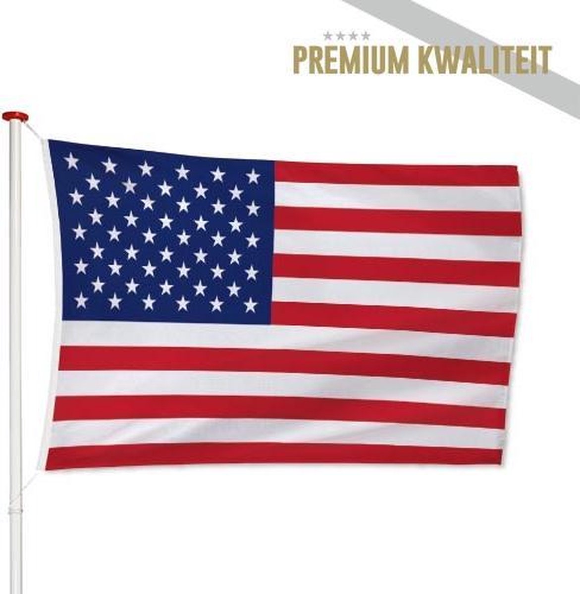 Amerikaanse Vlag Amerika - USA Vlag 150x225cm