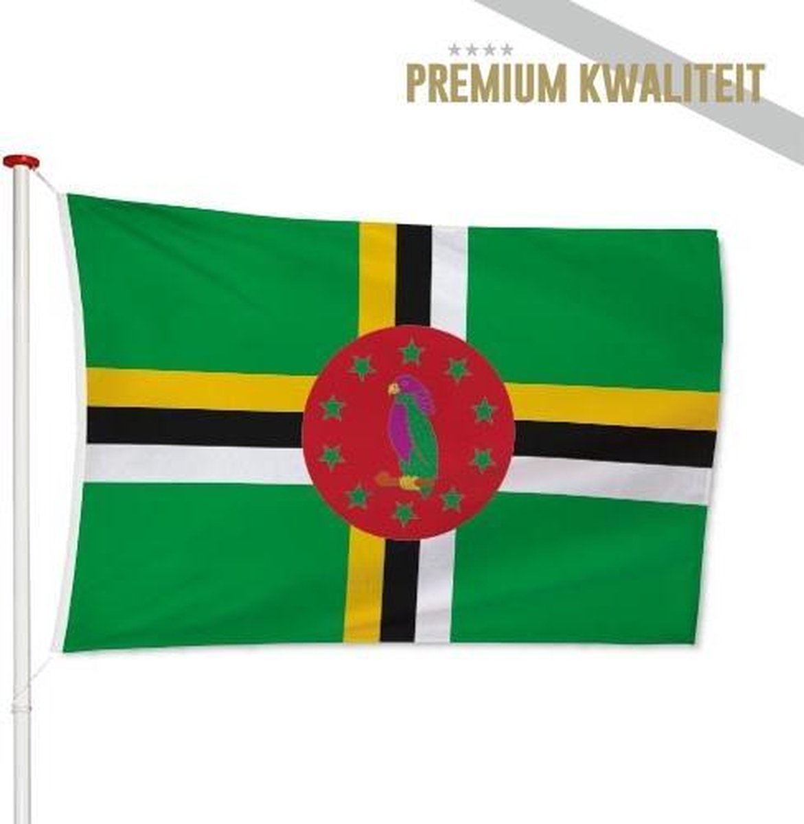 Dominicaanse Vlag Dominica 100x150cm