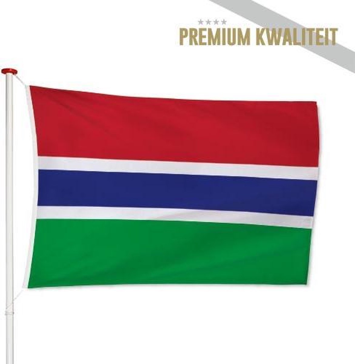 Gambiaanse Vlag Gambia 100x150cm