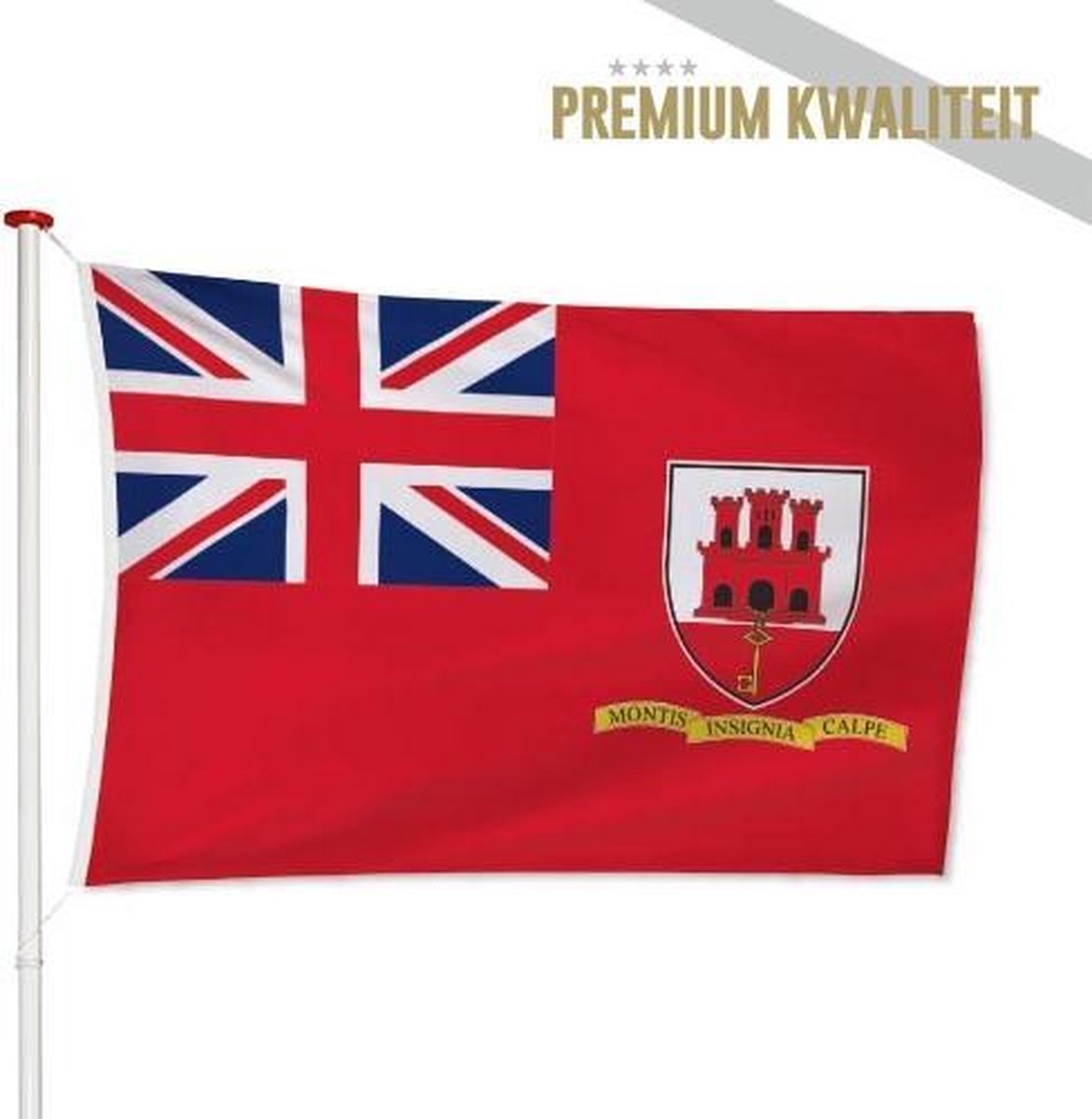 Gibraltarese Vlag Gibraltar 150x225cm