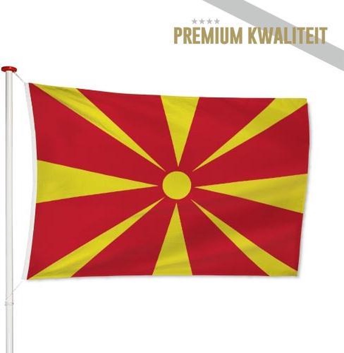 Macedonische Vlag Macedonië 200x300cm